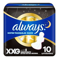 ABSORVENTE ALWAYS HIPER LONGO NOT C/ABAS 10 UND