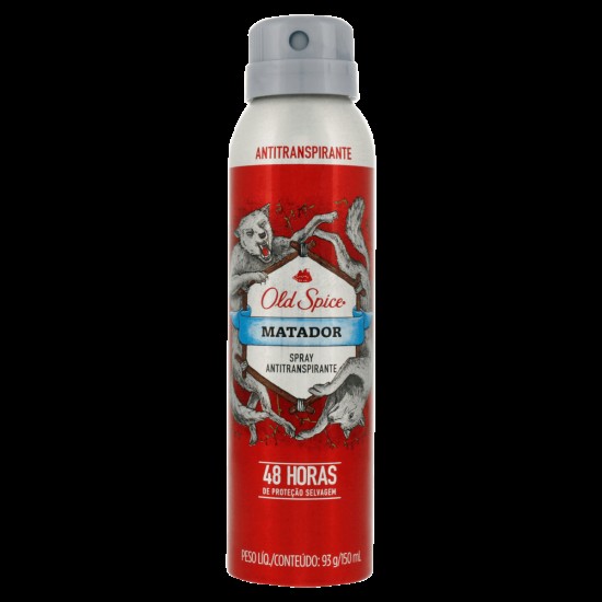 DESODORANTE AEROSOL SOL OLD SPICE MATADOR 150ML