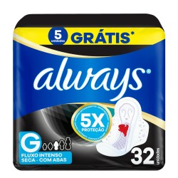 ABSORVENTE ALWAYS NOT NOITES TRANQUILAS SECA C/ABAS LV32 PG28