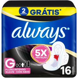 ABSORVENTE ALWAYS NOT NOITES TRANQUILAS SUAVE C/ABAS LV16 PG14