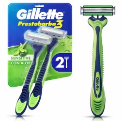 APARELHO DE BARBEAREAR PRESTO 3 GILLETTE SENSE CARE C/2 UN