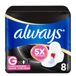 ABSORVENTE ALWAYS NOITES TRANQUILAS SUAVE C/ABSORVENTE LV 8 PG 7