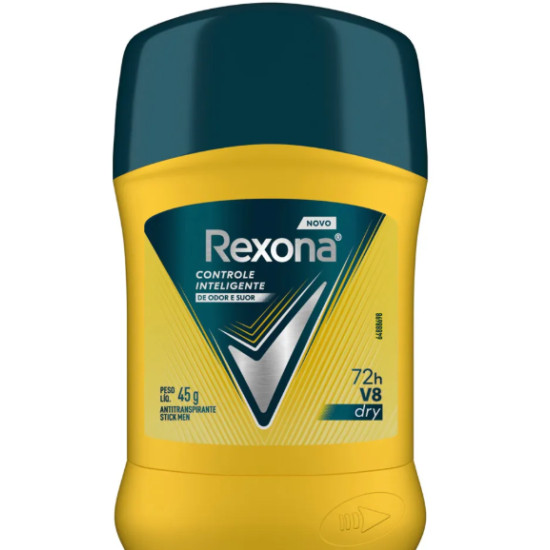 DESODORANTE STICK REXONA MEN V8 DRY 45G