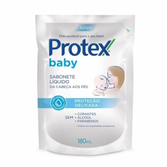 SABONETE LIQUIDO PROTEX BABY REFIL PROTETOR DELICADA 180ML