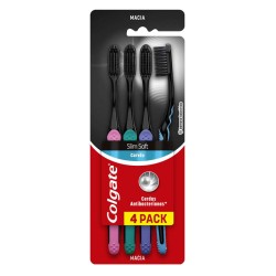 ESCOVA DENTAL COLGATE SLIM SOFT BLACK C/4 UN