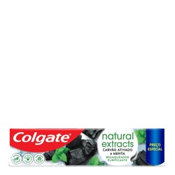 CREME DENTAL COLGATE NATURAL EXTRACTS CARVAO ATIVADO 140G