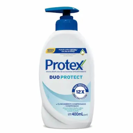 SABONETE LIQUIDO PROTEX DUO PROTECT 400ML