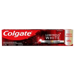 CREME DENTAL COLGATE LUMINOUS WHITE CARVAO ATIVADO 140G