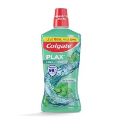ENXAGUANTE BUCAL COLGATE PLAX FRESH MINT L750ML P500ML