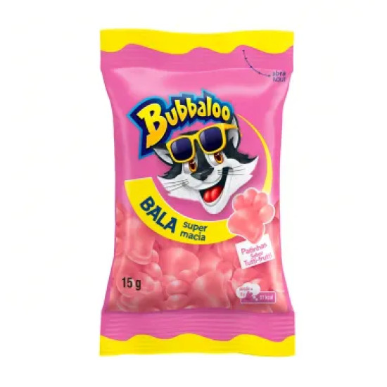 BALA BUBBALOO TUTTI FRUTTI 15G