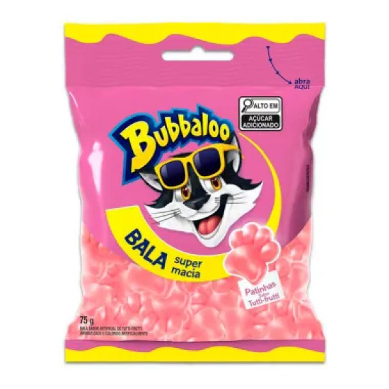 BALA BUBBALOO TUTTI-FRUTTI 75G