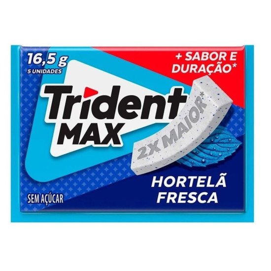 TRIDENT MAX HORTELA FRESCA COM 5 UND