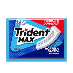 TRIDENT MAX HORTELA FRESCA C/5 UND