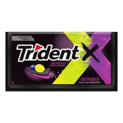 TRIDENT X SENSES BLUEBERRY CITRUS COM 5 UNID