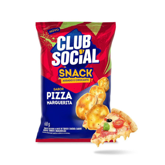 CLUB SOCIAL SNACK ASSADO SABOR MARGUERITA 68G