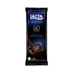 CHOCOLATE LACTA INTENSE 60% CACAU ORIGINAL 85G