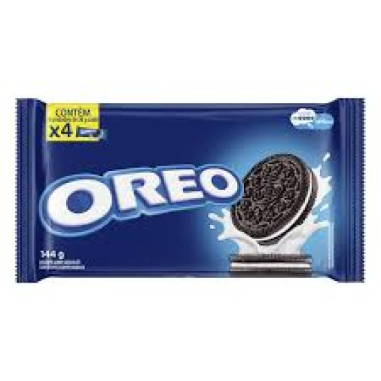 BISCOITO OREO CHOCOLATE COM BAUNILHA 144G