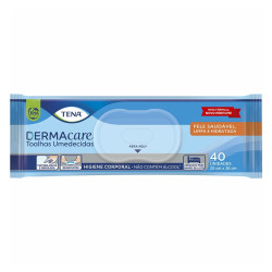 TOALHA UMEDECIDO TENA DERMACARE COM 40UND