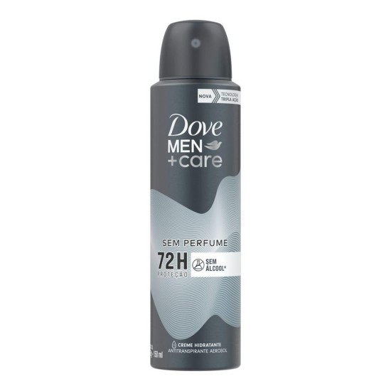 DESODORANTE AEROSOL SOL DOVE MEN CARE S/PERFUME 48H 150ML