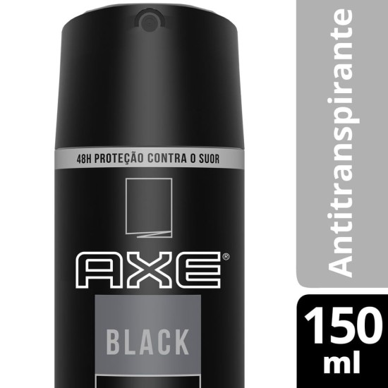 DESODORANTE AEROSOL SOL BODY AXE BLACK 152 ML