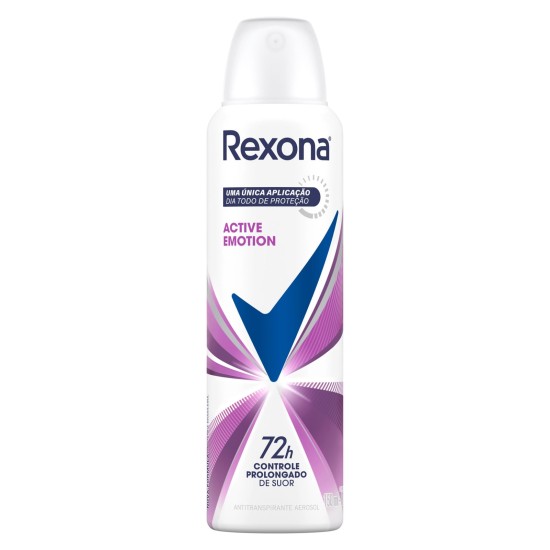 DESODORANTE AEROSOL SOL REXONA FEM ACTIVE EMOTION 150ML