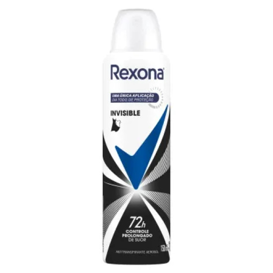 DESODORANTE AEROSOL REXONA FEMININO INVISIBLE 150ML