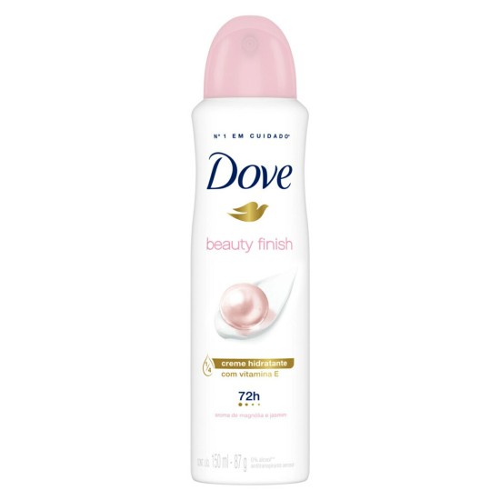 DESODORANTE AEROSOL SOL DOVE FEM BEAUTY FINISH 150ML