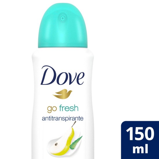 DESODORANTE AEROSOL SOL DOVE GO FRESH PERA E ALOE VERA 150ML