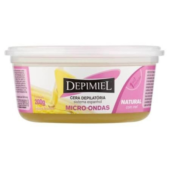 CERA DEPIL DEPIMIELPARA MICROONDAS COM MEL 200G