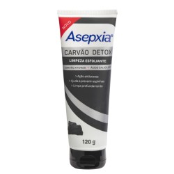 ASEPXIA SABONETE LIQUIDO ESFOLIANTE DETOX CARVAO 120G