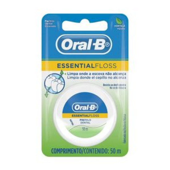 FIO DENTAL ORAL B CERA MENTA 50MT