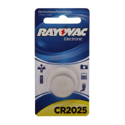 BATERIA RAYOVAC ELETRONIC LITHIUM CR 2025