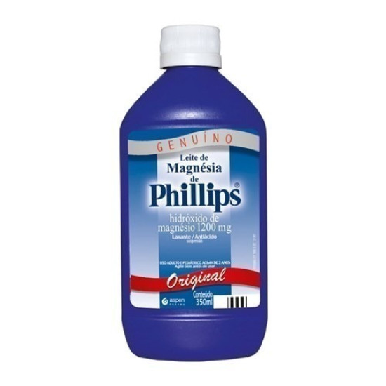 LEITE MAGNESIA PHILLIPS ORIGINAL COM 350 ML