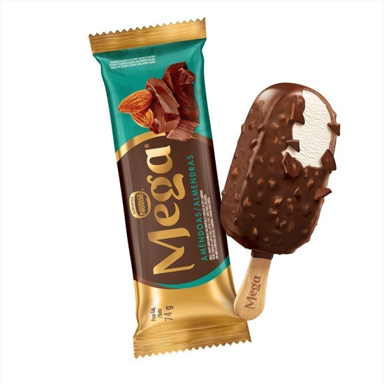 PICOLE MEGA AMENDOAS 74G