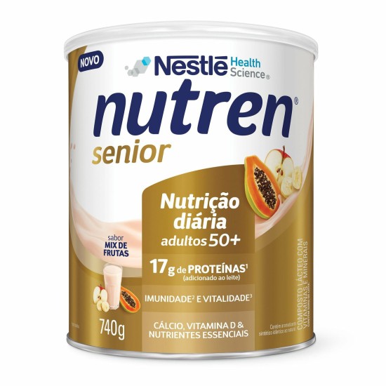 NUTREN SENIOR NUTRICAO DIARIA FRUTAS 740G