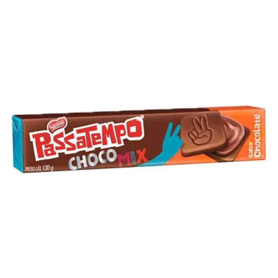 BISCOITO NESTLE PASSATEMPO CHOCO MIX 130G