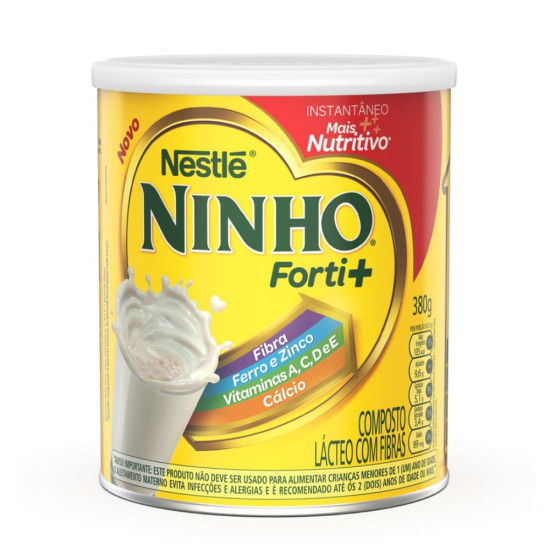 LEITE NINHO FIBRAS FORTI+ 380G