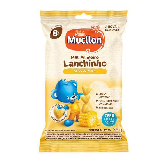 BISCOITO MUCILON SNACK MILHO 35G