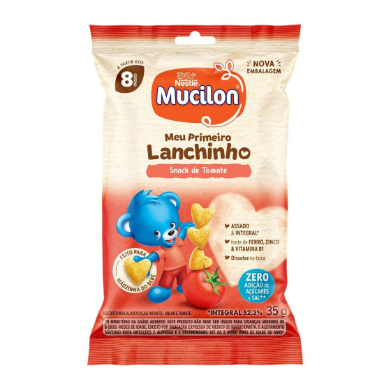 BISCOITO MUCILON SNACK TOMATE 35G