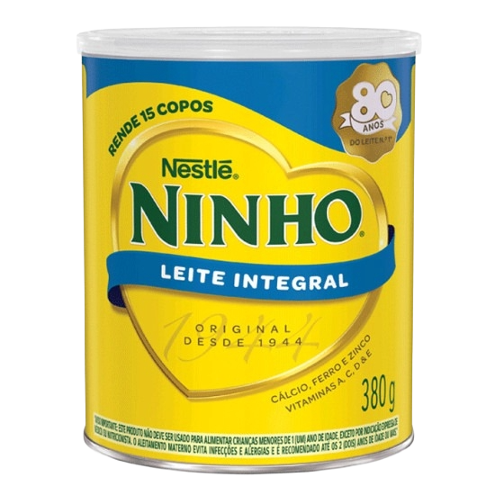 LEITE EM PO NINHO INTEGRAL 380G