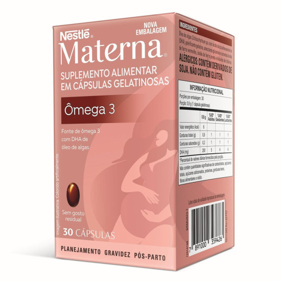 MATERNA DHA COM 30 CAPS