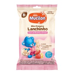 BISCOITO MUCILON SNACK MORANGO/BANANA 35G