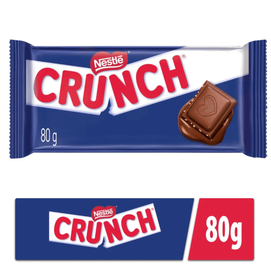 CHOCOLATE NESTLE CREME UNCH AMENDOIM 80G