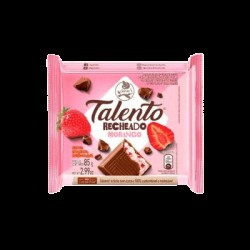 CHOCOLATE GAROTO TALENTO MORANGO 85G