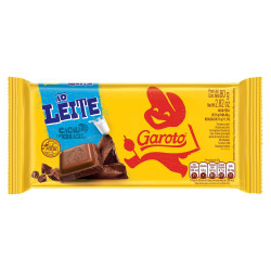 CHOCOLATE GAROTO BARRA AO LEITE 80G