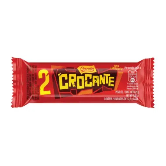CHOCOLATE CROCANTE 25G