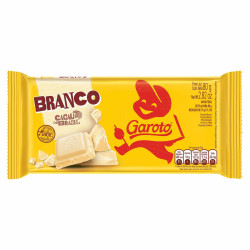 CHOCOLATE GAROTO BARRA BRANCO 80G