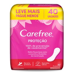 PROTETOR DIARIO CAREFREE REGULAR C/40