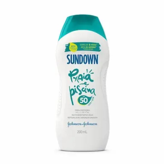 PROTETOR SOLAR SUNDOWN PRAIA E PISCINA FPS 50 200ML