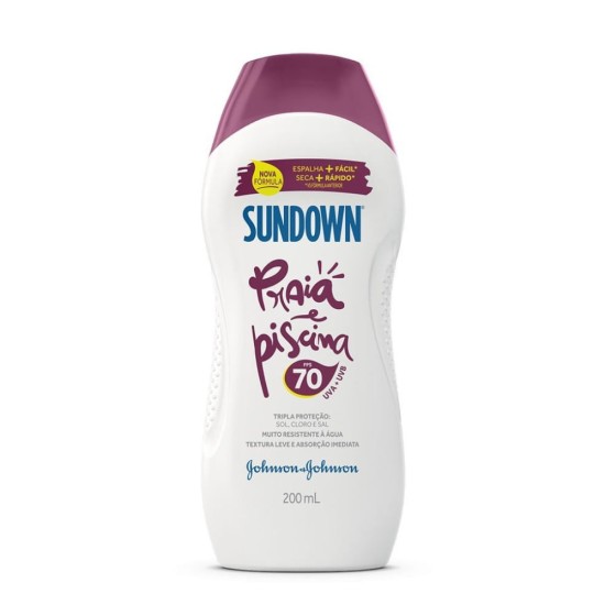 PROTETOR SOLAR SUNDOWN PRAIA E PISCINA FPS 70 200ML
